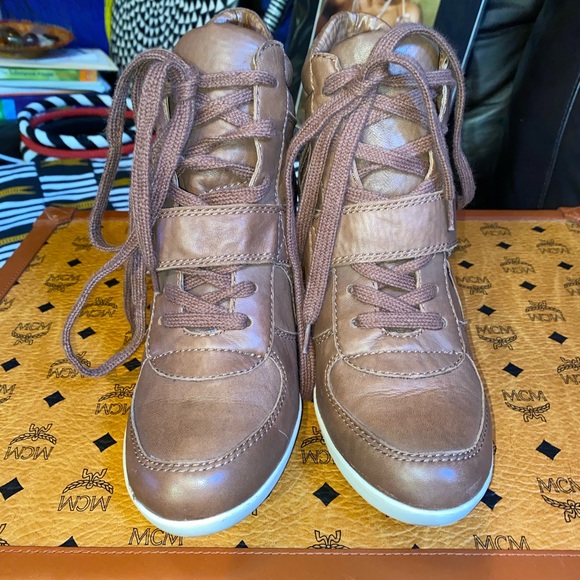 ASH ‘Bowie Ter’ Leather Hidden Wedge Sneaker, 40 - Picture 2 of 10